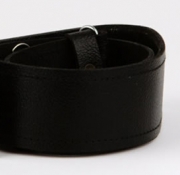 Black Leather Kilt Belt