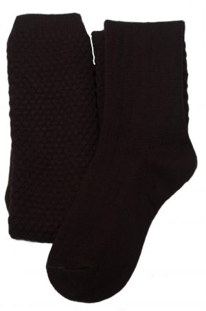Pipers Socks Black All Sizes