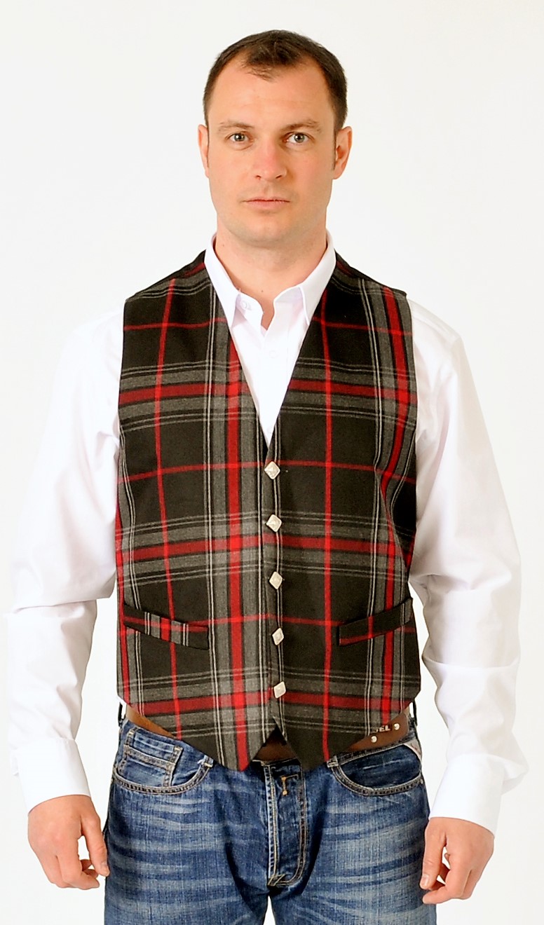 Spirit Of Bruce Tartan Waistcoat 1 Spirit Of Bruce Tartan Waistcoat