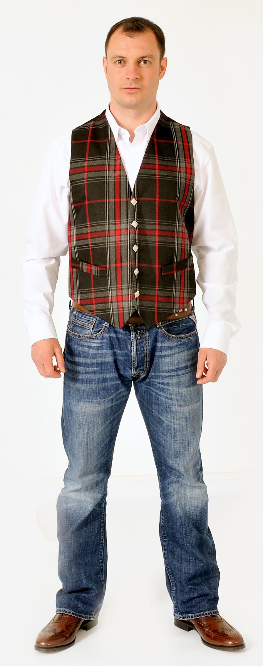 Spirit Of Bruce Tartan Waistcoat 2 Spirit Of Bruce Tartan Waistcoat